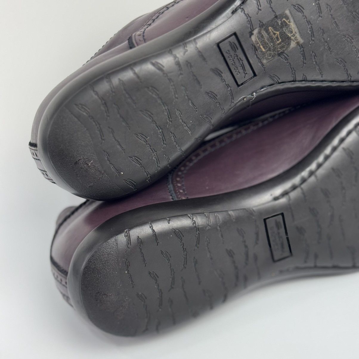 Santoni Santoni Caoutchouc Italy - Purple Low-top Leather Sneakers🔥 Size US 9 / EU 42 - 16 Thumbnail
