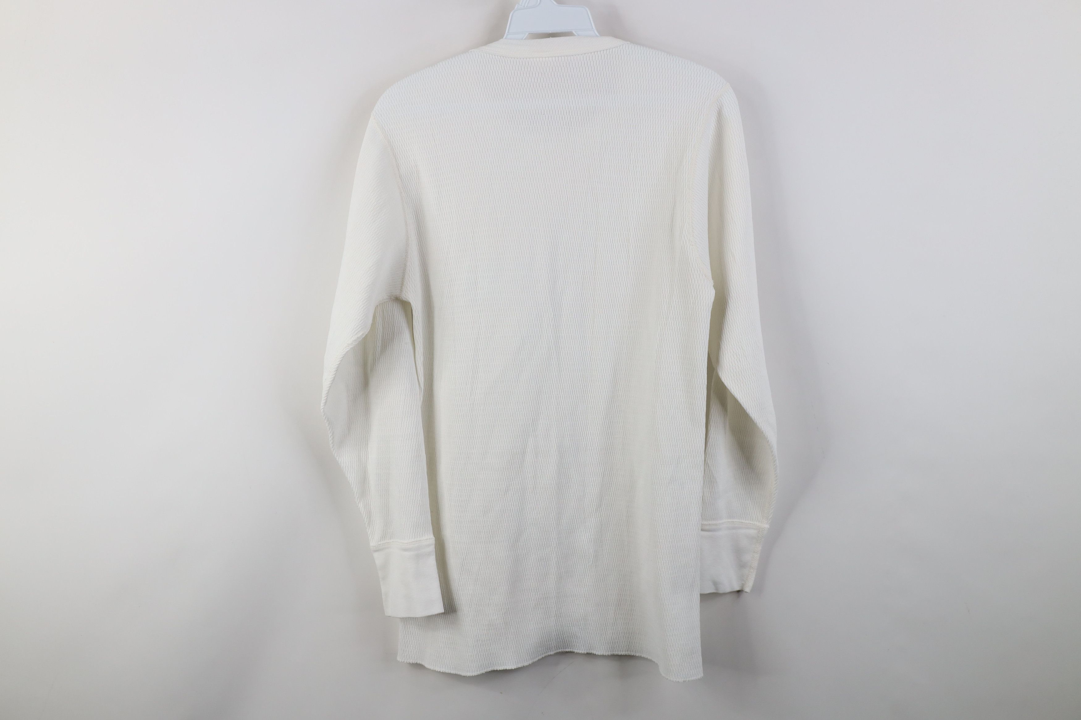 Vintage Vintage 70s Streetwear Waffle Knit Long Sleeve T-Shirt Size US M / EU 48-50 / 2 - 7 Thumbnail