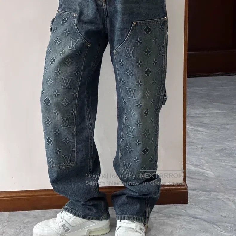 Louis Vuitton Louis Vuitton Embossed presbyopic jeans Size US 34 / EU 50 - 7 Thumbnail