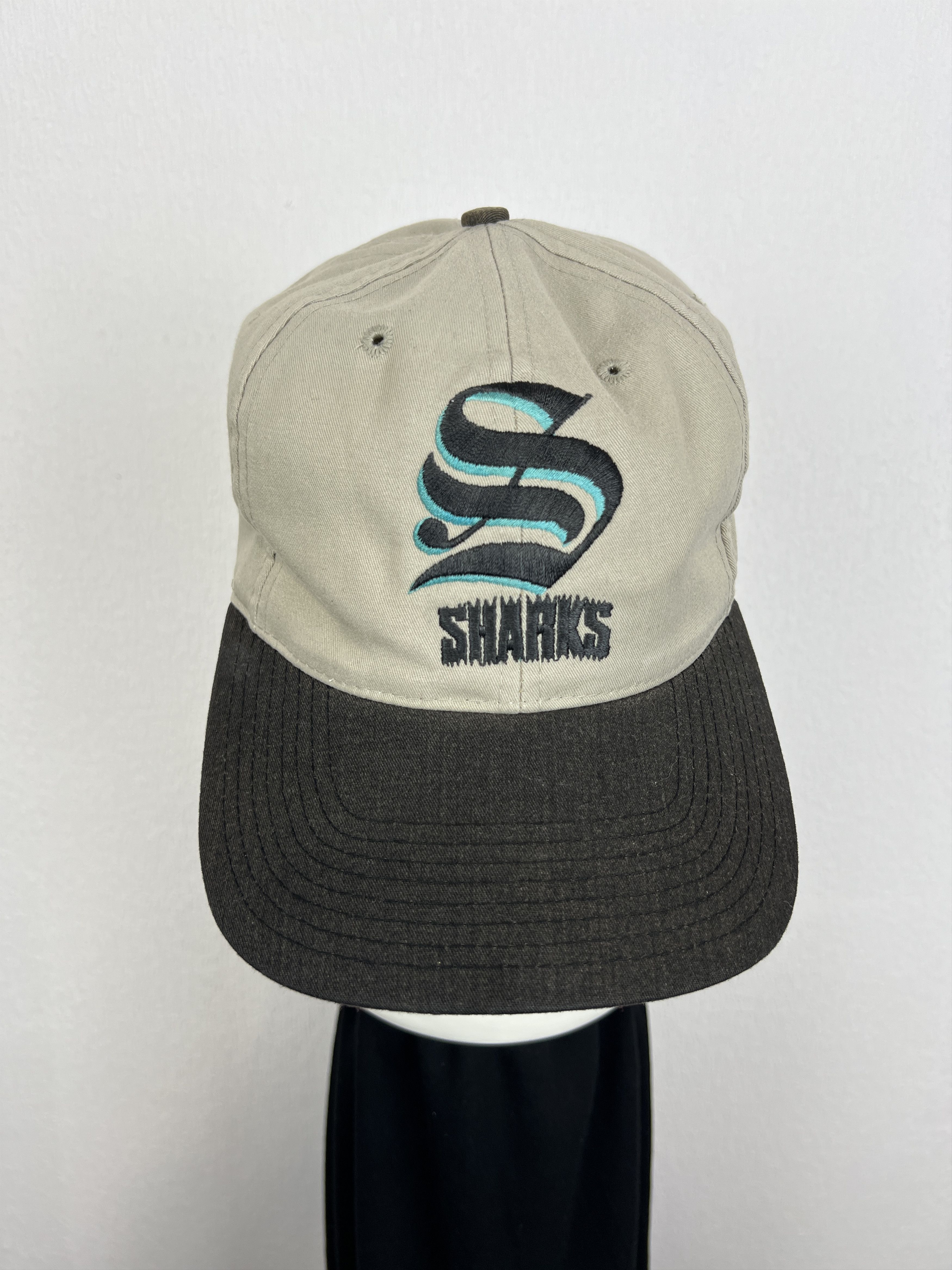 Vintage Vintage 90's San Jose Sharks Snapback Hat Cap NHL Ice Hockey Size ONE SIZE - 1 Thumbnail