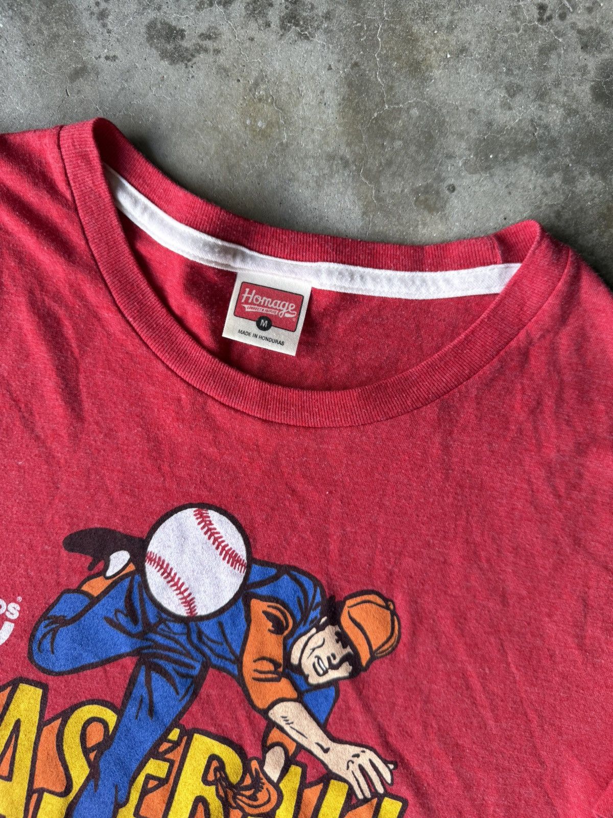 Homage Topps x Baseball T Shirt by Homage Size Medium Size US M / EU 48-50 / 2 - 3 Thumbnail
