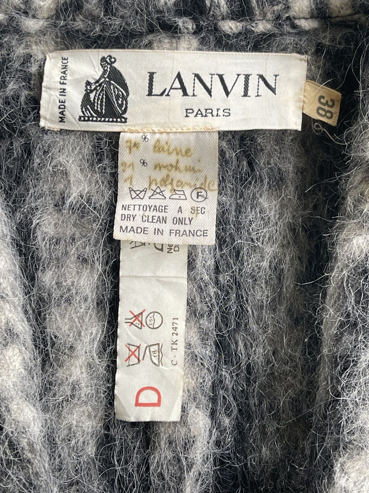 Lanvin Lanvin Mohair Luxury Coat Size S / US 4 / IT 40 - 10 Thumbnail