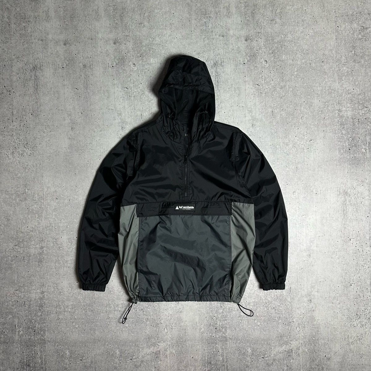 Huf HUF Worldwide Wave Anorak Jacket BNWT Size US M / EU 48-50 / 2 - 2 Thumbnail