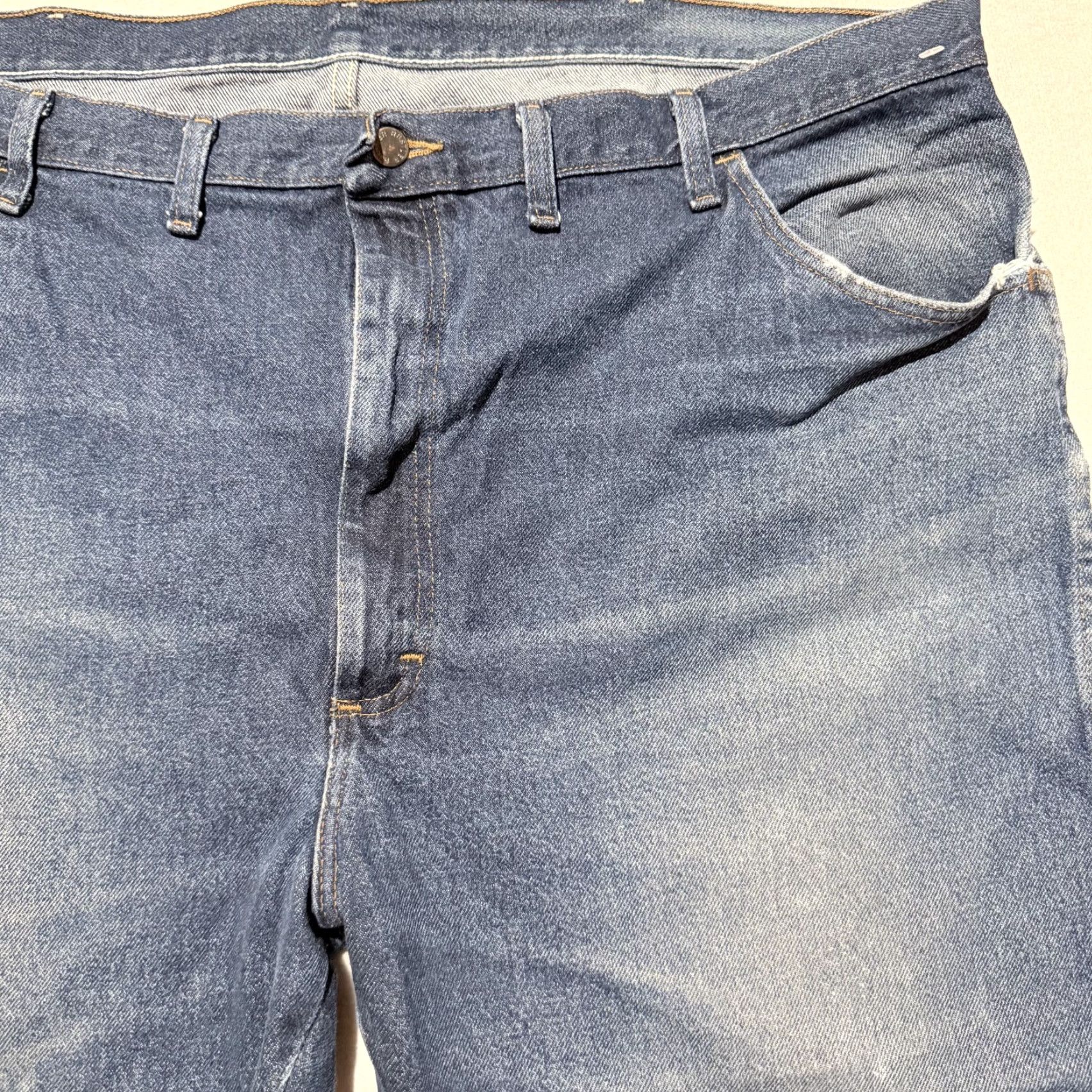 Denime Rustler Classic Regular-Fit Jeans Men's Soft Rinse Denim Straight Leg - 46x30 Size US 30 / EU 46 - 3 Thumbnail