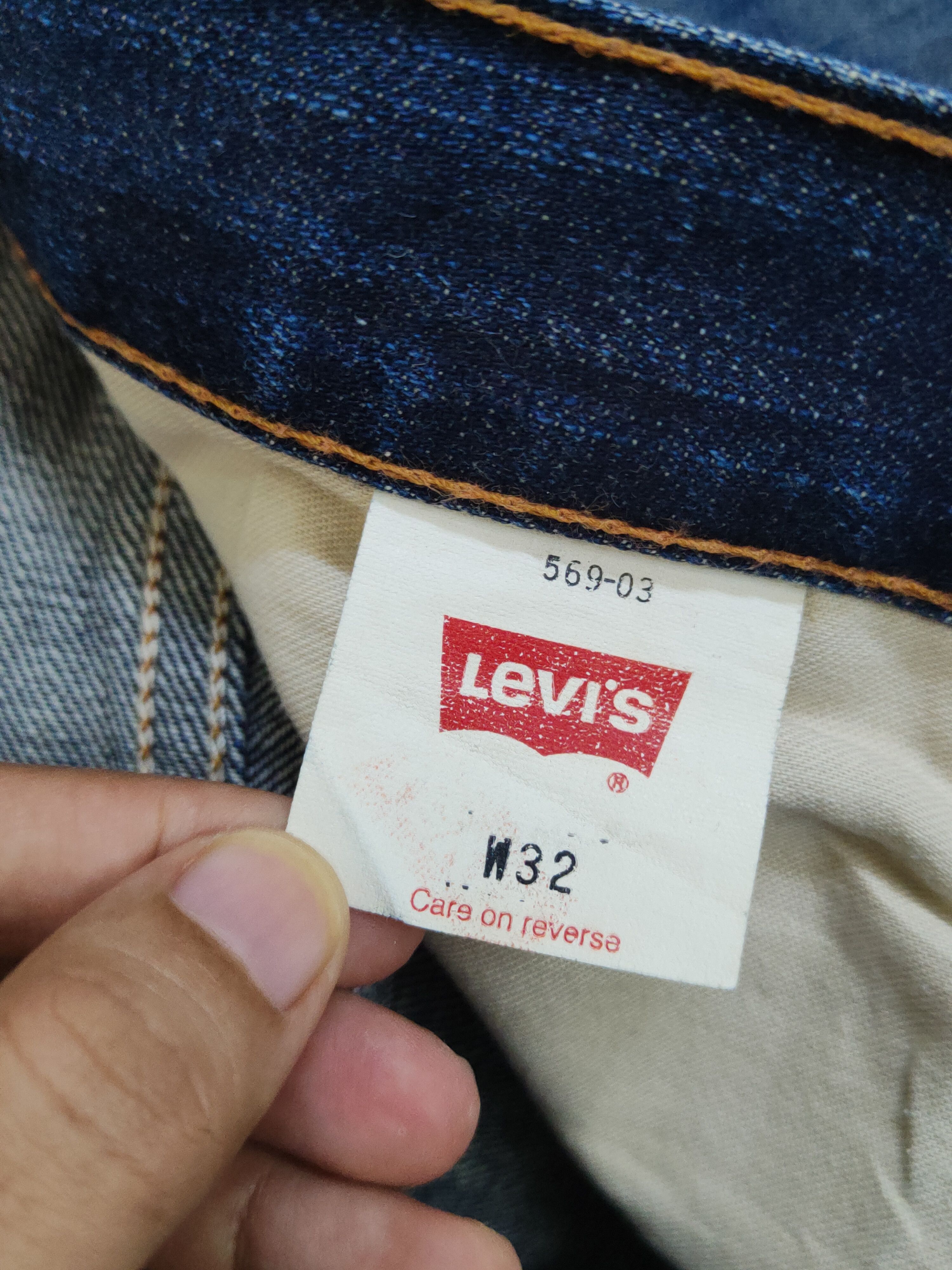 Levi's Levi's Dark Blue Distressed Ripped Jeans #S1882 Size US 31 - 18 Thumbnail