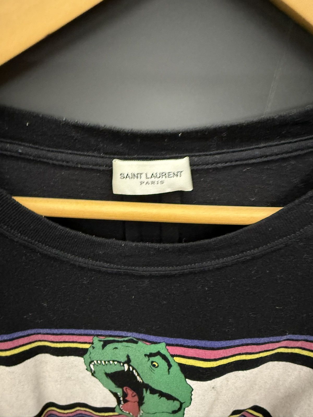 Saint Laurent Paris Saint Laurent Paris T Rex T-Shirt 2016 Large Size US L / EU 52-54 / 3 - 2 Thumbnail