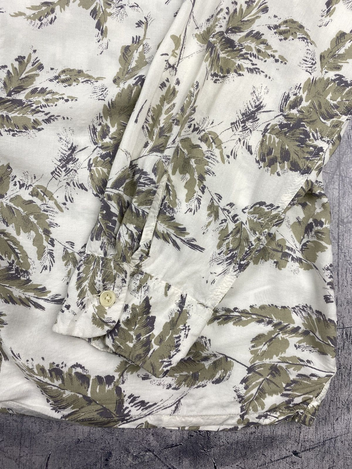 Allsaints Allsaints Long Sleeve Shirt Allover Floral Design Size L Size US L / EU 52-54 / 3 - 5 Thumbnail