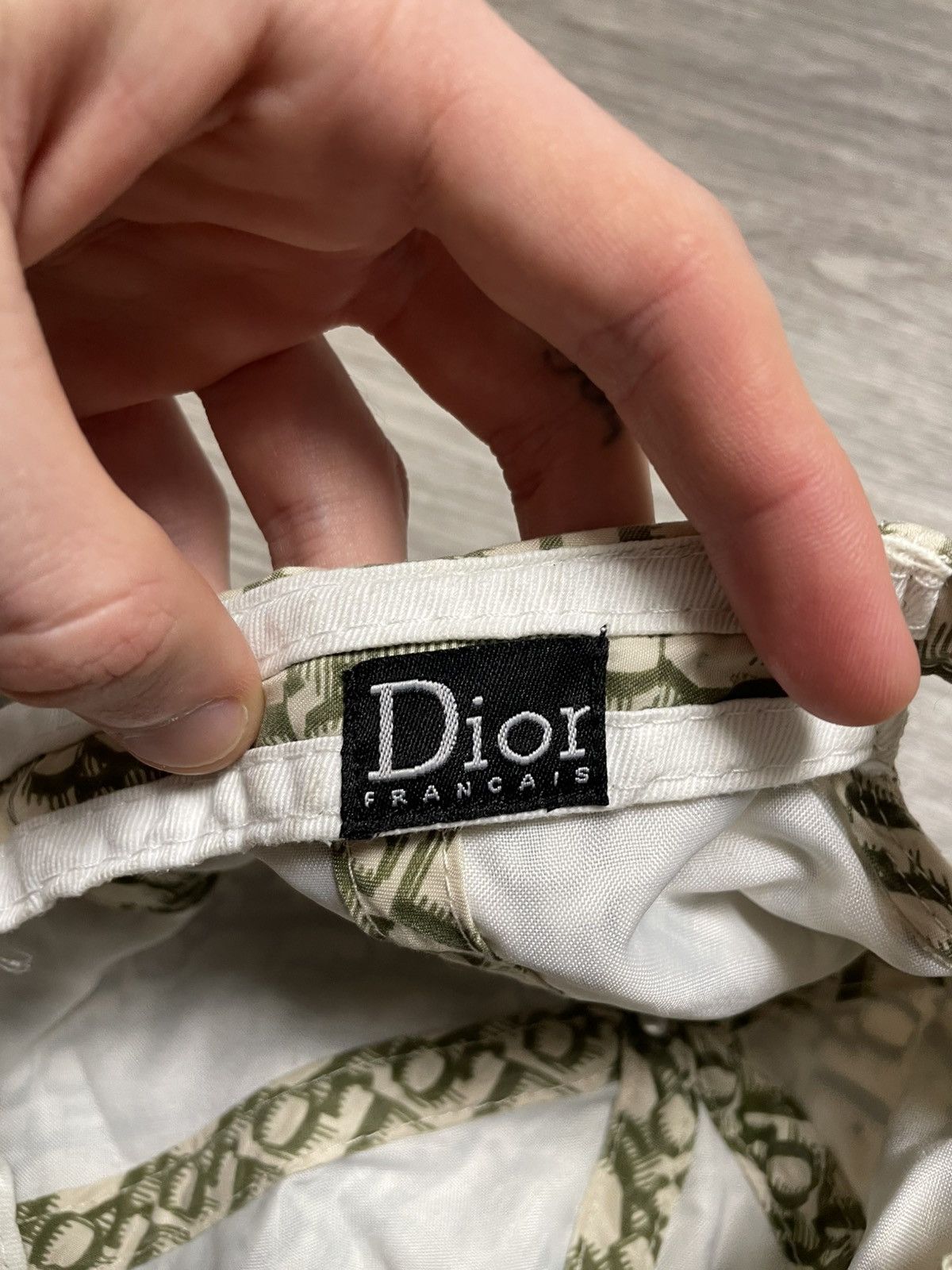 Dior Vintage 90s Dior Francais Monogram Cap Hat Size ONE SIZE - 15 Thumbnail