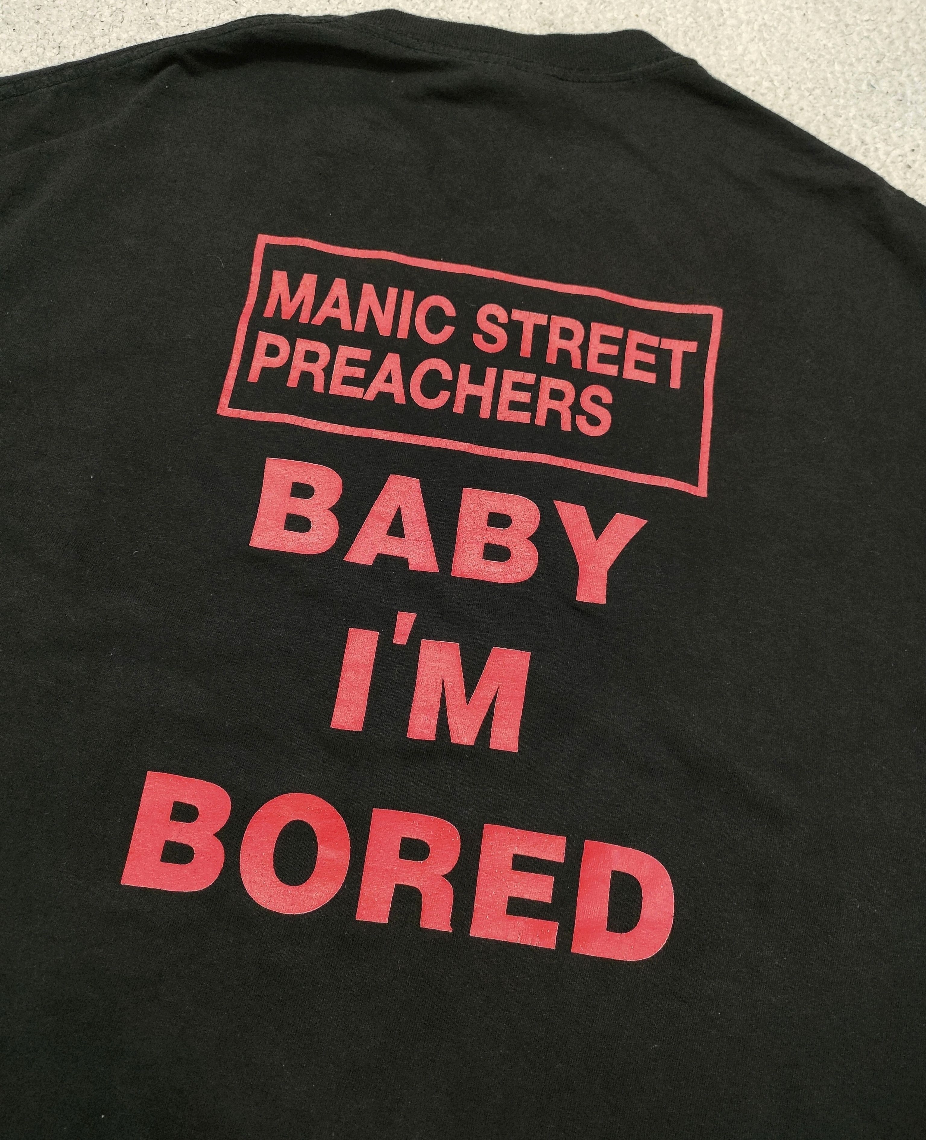Band Tees MANIC STREET PREACHERS Motor Cycle Emptines Vintage Tee Size US XL / EU 56 / 4 - 9 Thumbnail