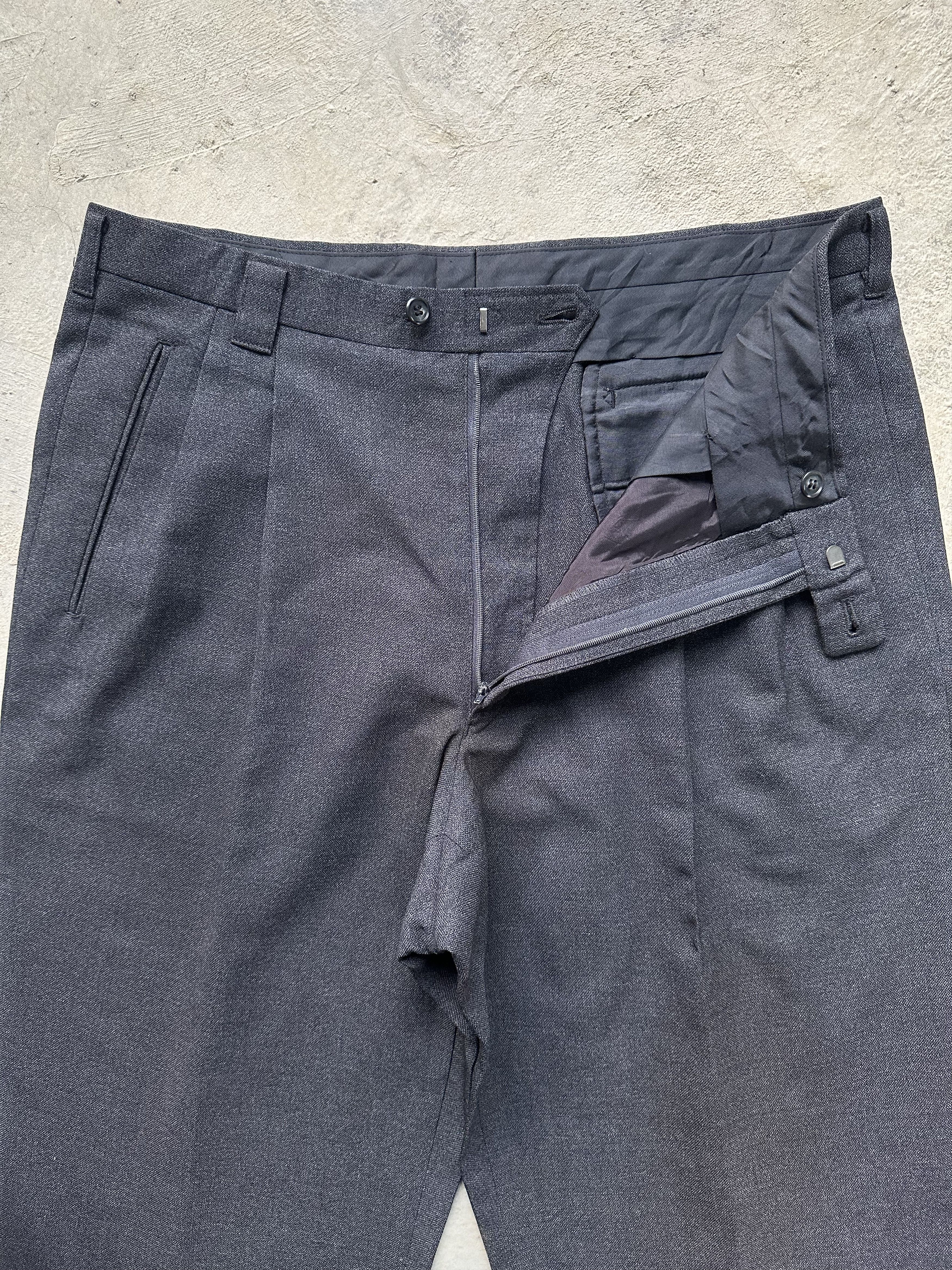 Lanvin Vintage Lanvin Baggy Wide Balloons Wool Trousers Pants Size US 37 - 10 Thumbnail