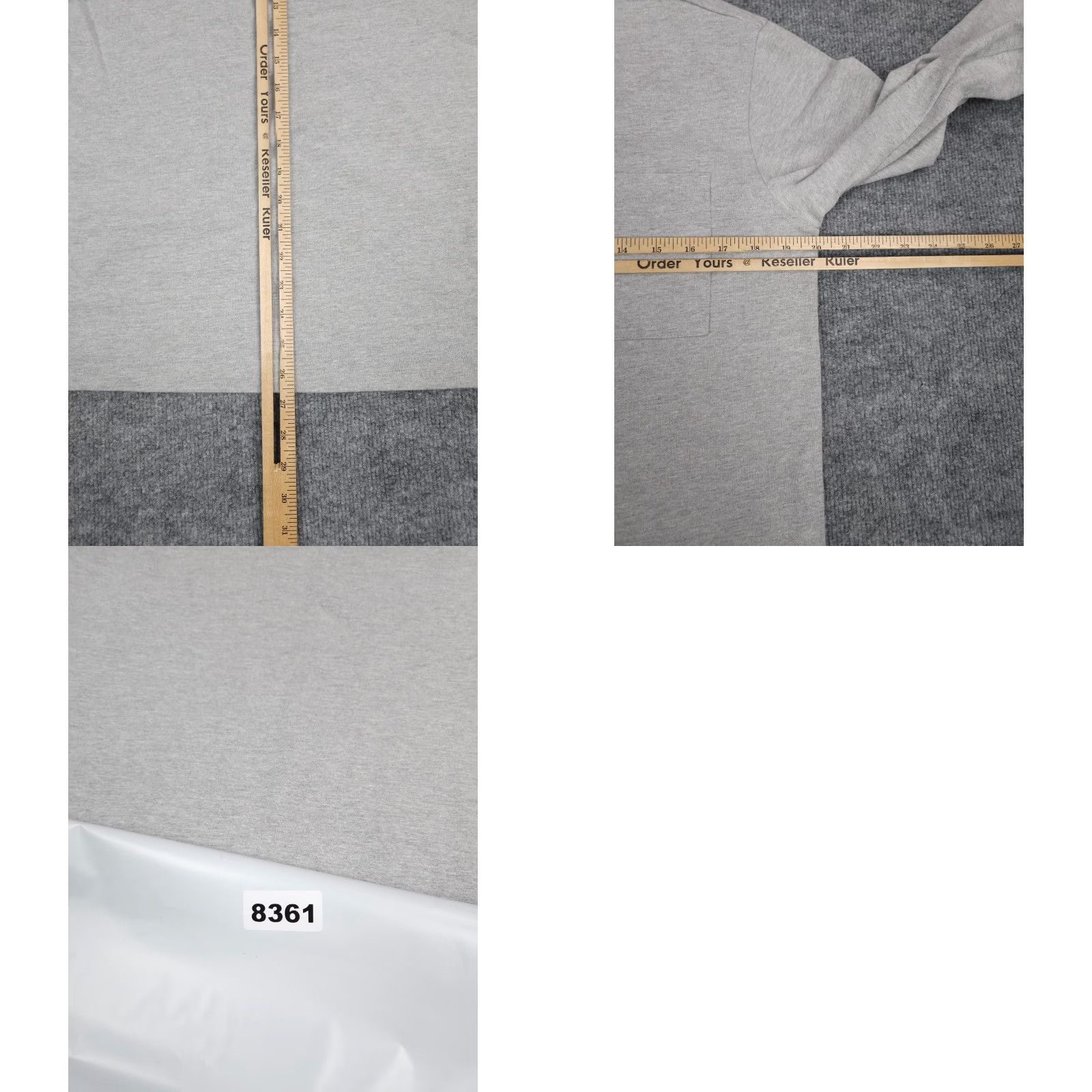 Flint And Tinder Flint and Tinder Shirt Mens Small Gray Long Sleeve Pocket T Made USA Size US S / EU 44-46 / 1 - 8 Thumbnail
