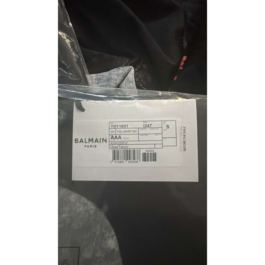 Balmain o1rshd1 Eagle & Balmain Logo Print Distressed T-Shirt Size US S / EU 44-46 / 1 - 13 Thumbnail
