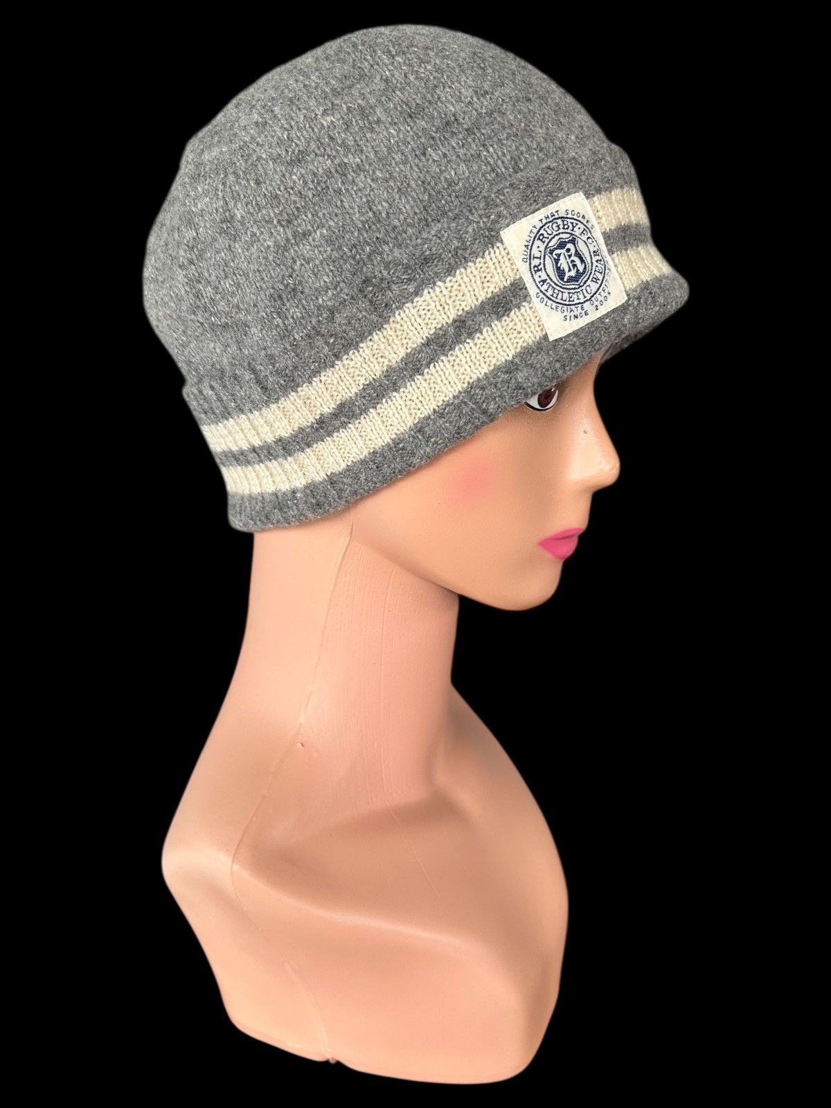 Polo Ralph Lauren × Vintage RALPH LAUREN RUGBY VINTAGE BEANIE HATS Size ONE SIZE - 1 Thumbnail