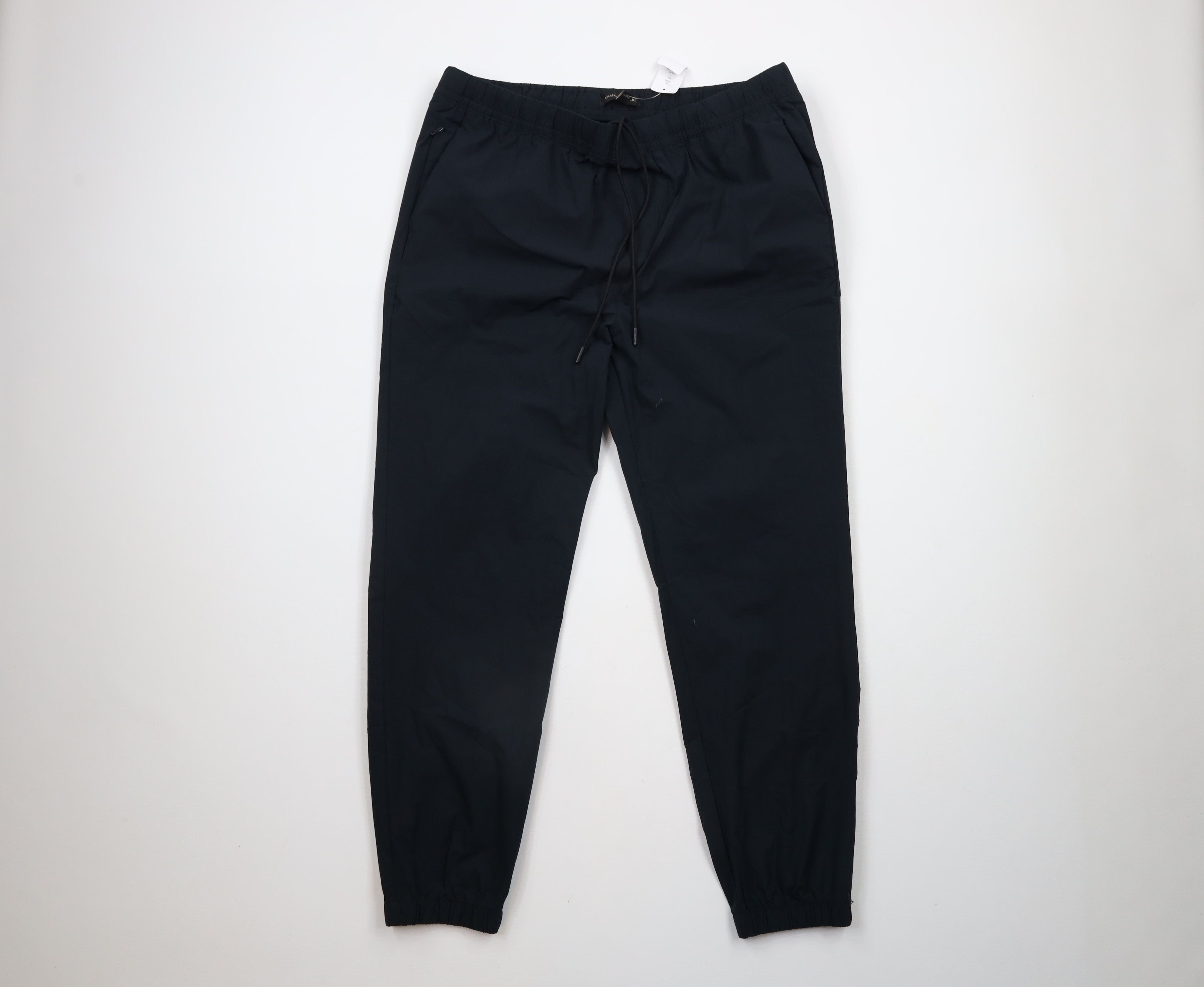 Banana Republic × Vintage New Banana Republic Tech Cuffed Joggers Jogger Pants Black Size US 36 / EU 52 - 1 Thumbnail