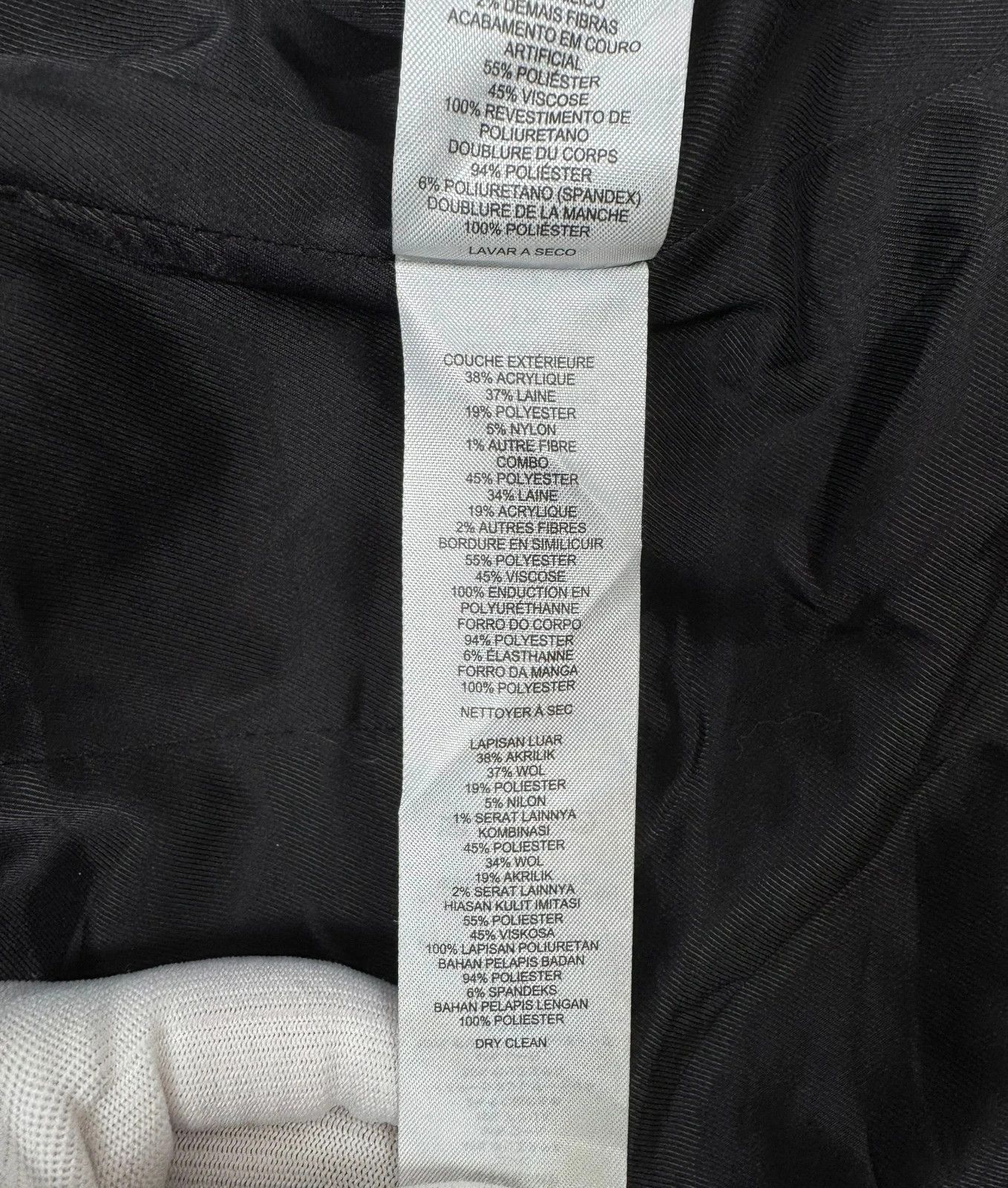 Armani Exchange Armani Exchange Tweed Wool Biker Jacket size XS Size XS / US 0-2 / IT 36-38 - 20 Thumbnail