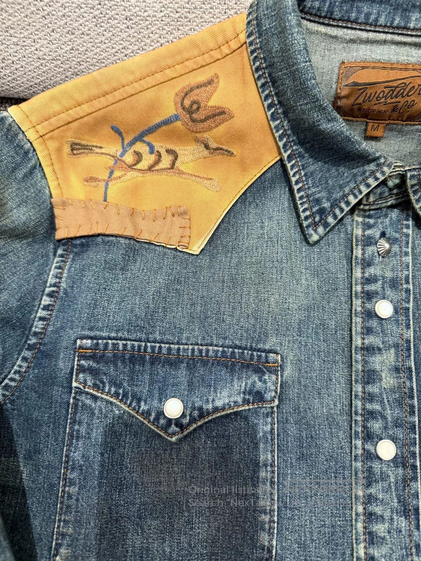 Vintage Vintage Embroidered Western Style Shirt. Size US M / EU 48-50 / 2 - 2 Thumbnail