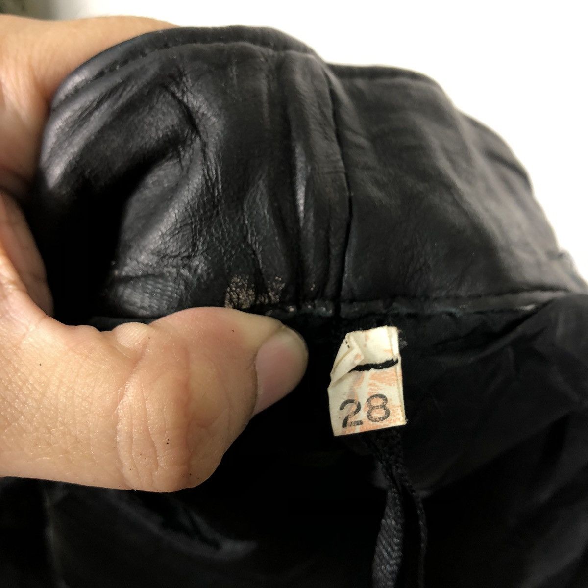 Genuine Leather 🔥Vintage Rare Genuine Leather Pants Big Stone Usa Size US 28 / EU 44 - 11 Thumbnail