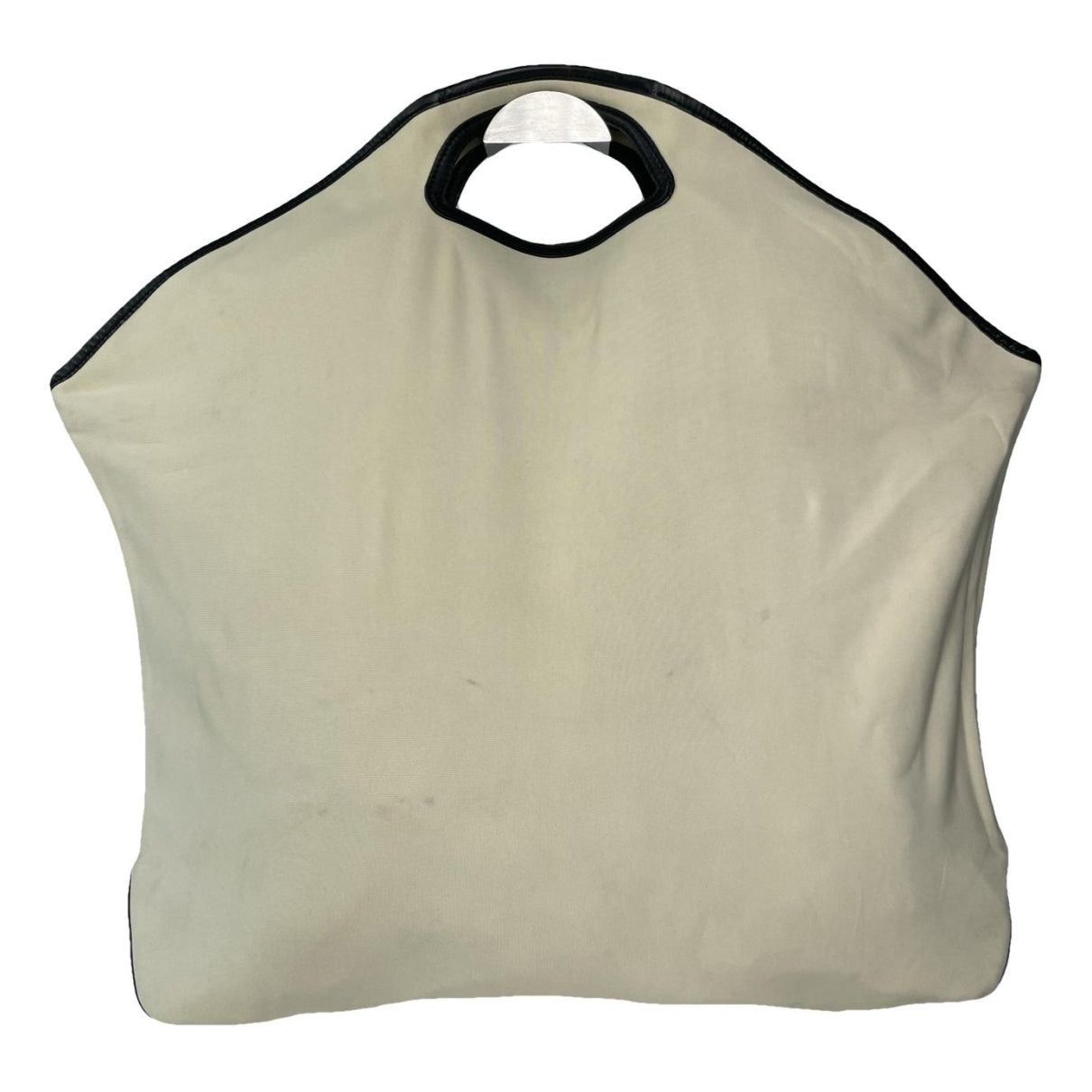 Anagram Basket White Polyester Handbag