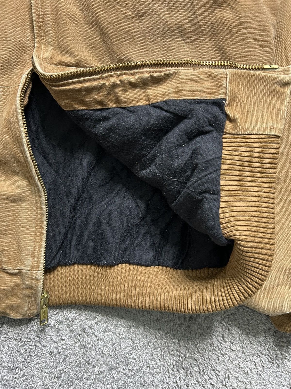Carhartt Vintage Y2K Carhartt Arctic Jacket Hooded Camel Lined Work Size US L / EU 52-54 / 3 - 5 Thumbnail
