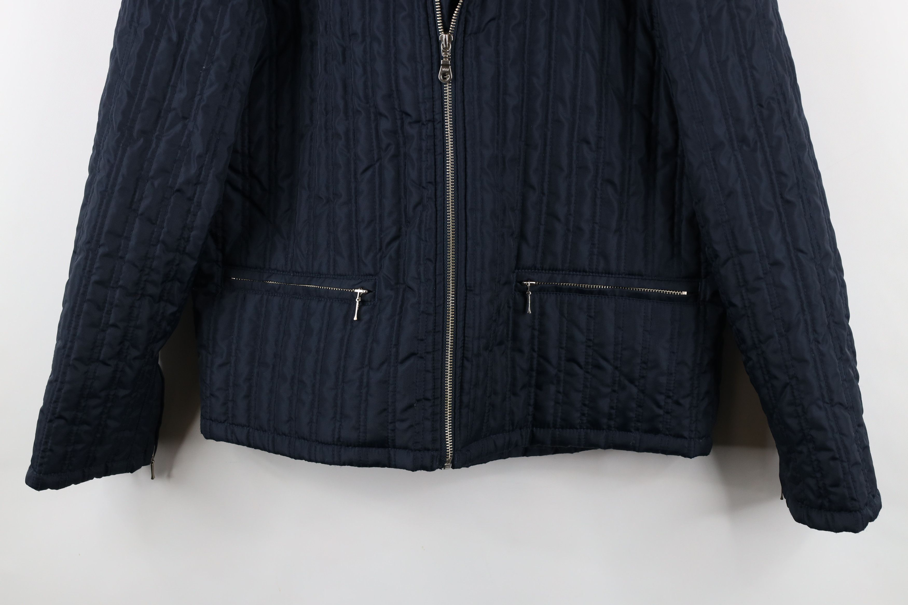 Oakley × Vintage Vintage Oakley Software Cafe Racer Bomber Jacket Blue Size US L / EU 52-54 / 3 - 3 Thumbnail