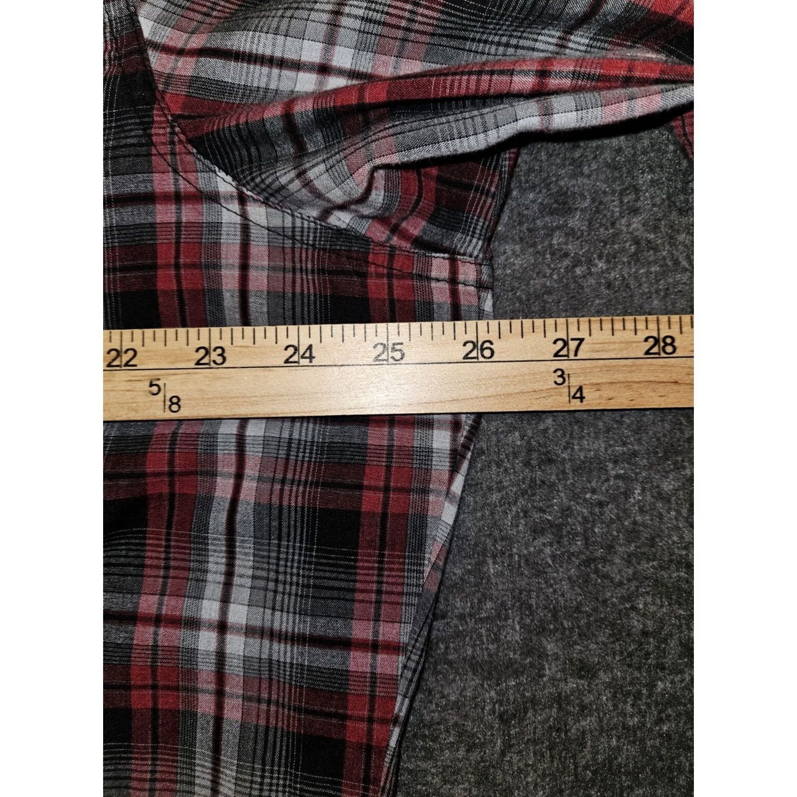 Wrangler Wrangler Shirt Mens 2XL Red Wrancher Pearl Snap Men Plaid Long Sleeve Western Size US XXL / EU 58 / 5 - 3 Thumbnail