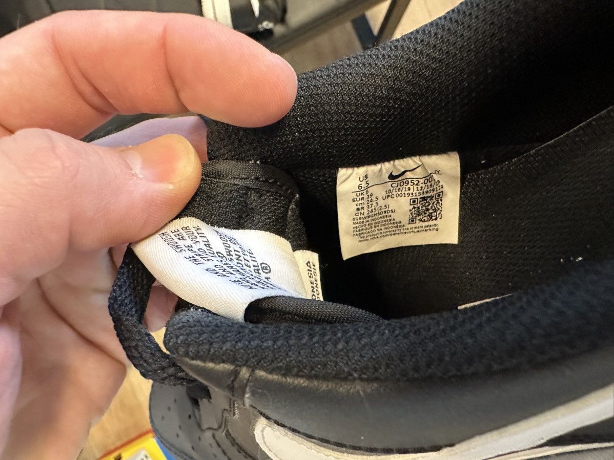 Nike Air Force 1'07 AN20 'Black white Size US 6.5 / EU 39-40 - 8 Thumbnail