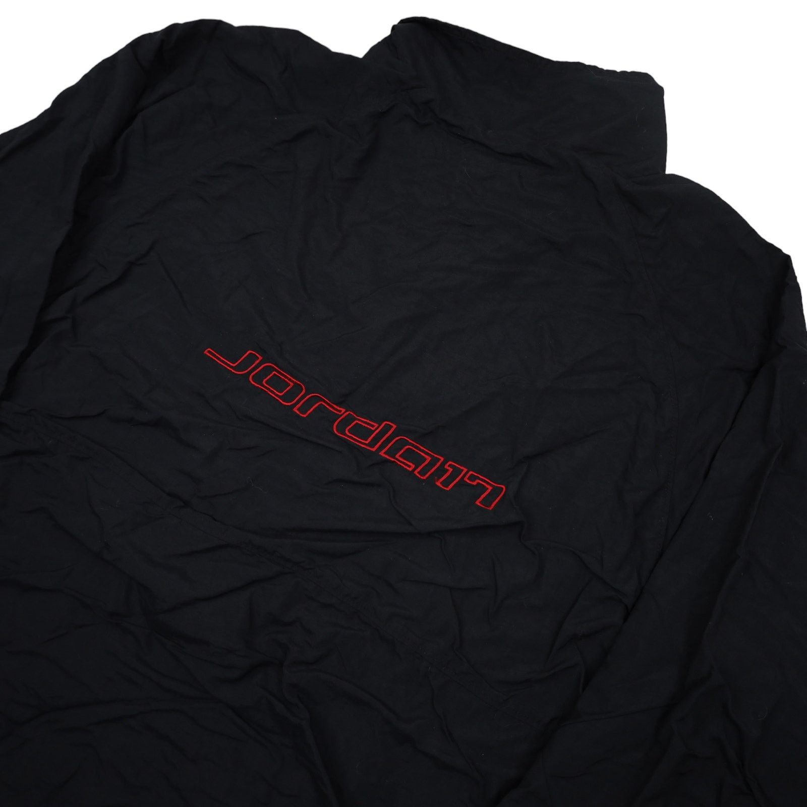 Jordan Brand × Nike × Vintage Vintage Nike Air Jordan Bred Spellout Windbreaker Jacket Size US XL / EU 56 / 4 - 9 Thumbnail