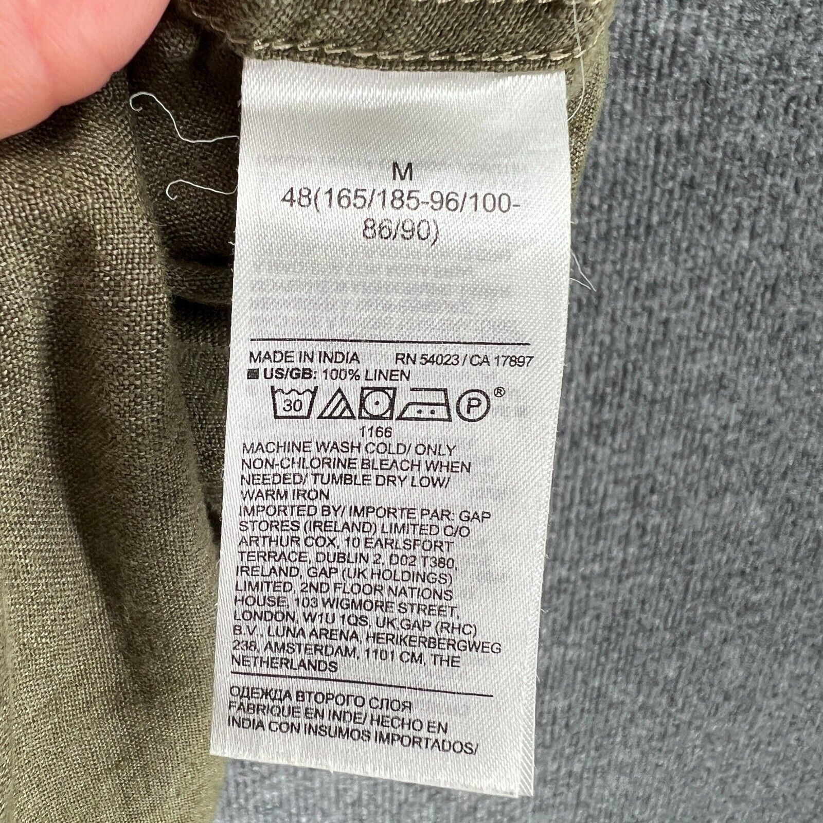 Banana Republic Banana Republic Castelletto Short Sleeve Linen Shirt Size M Size US M / EU 48-50 / 2 - 8 Thumbnail