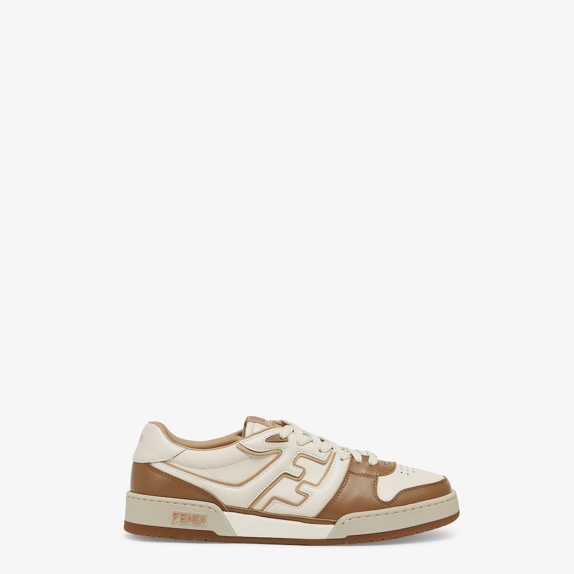 Fendi o1s1wg111025 Fendi Match Sneakers in White/Brown Size US 12 / EU 45 - 2 Thumbnail