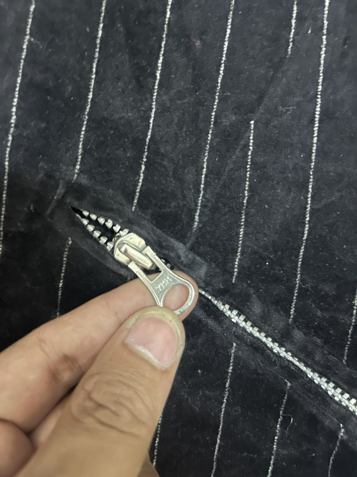 PPFM PPFM Velvet Pinstripe Blazer Jacket - Japanese Streetwear Size US M / EU 48-50 / 2 - 5 Thumbnail