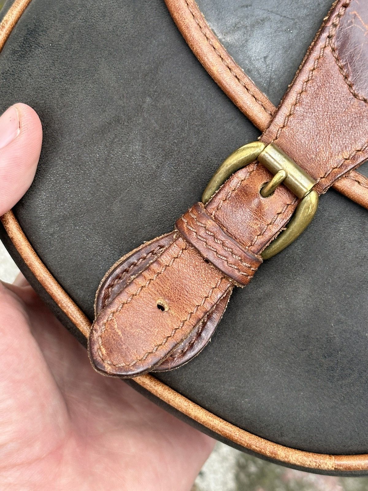Timberland × Vintage Timberland Made In USA Vintage Classic Leather Mini Bag Size ONE SIZE - 4 Thumbnail