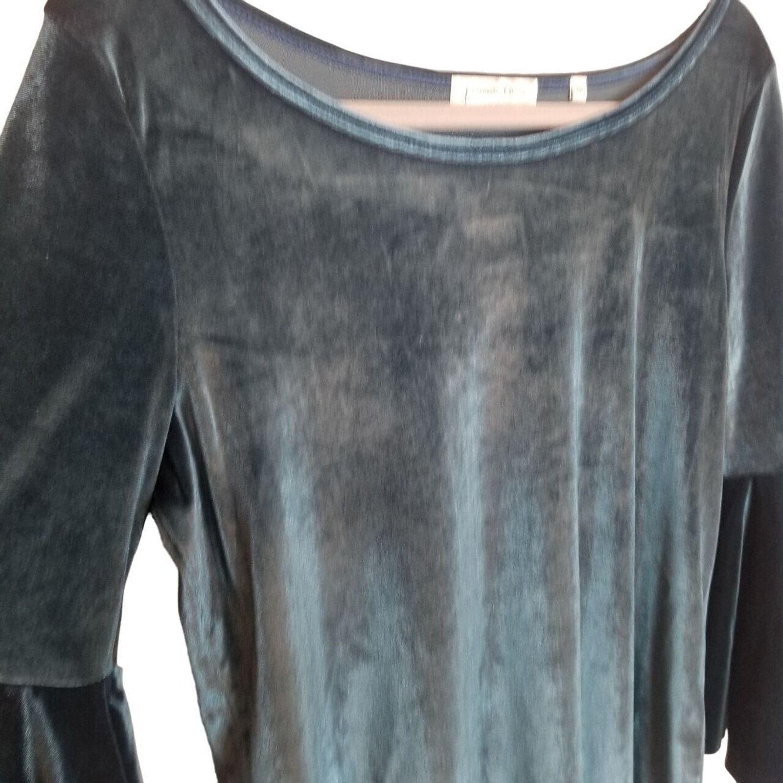 Patrizia Pepe Patrizia Luca Womens Velvet Top Whimsigoth M Fairy Grunge Size M / US 6-8 / IT 42-44 - 5 Thumbnail