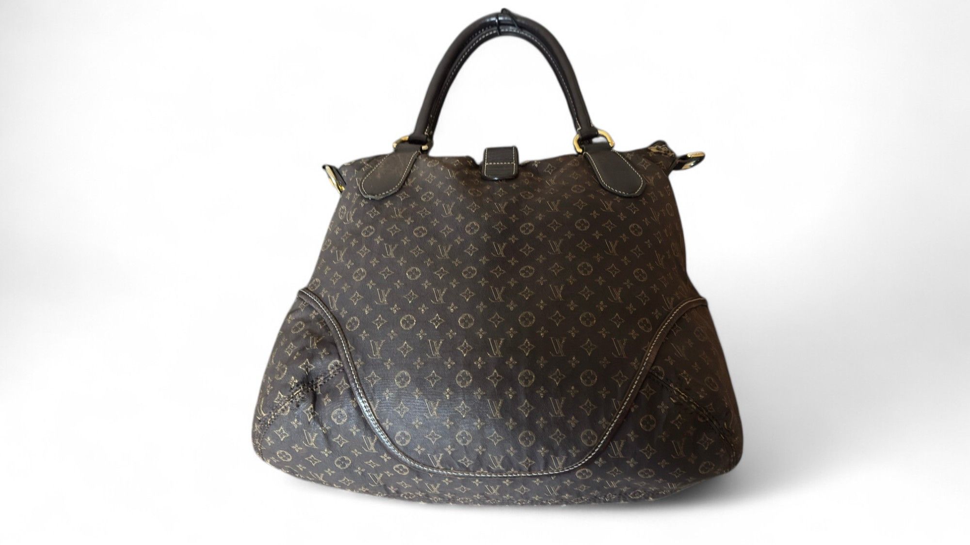 Louis Vuitton LOUIS VUITTON Monogram Idylle Elegy Handbag Black M56696 Size ONE SIZE - 6 Thumbnail
