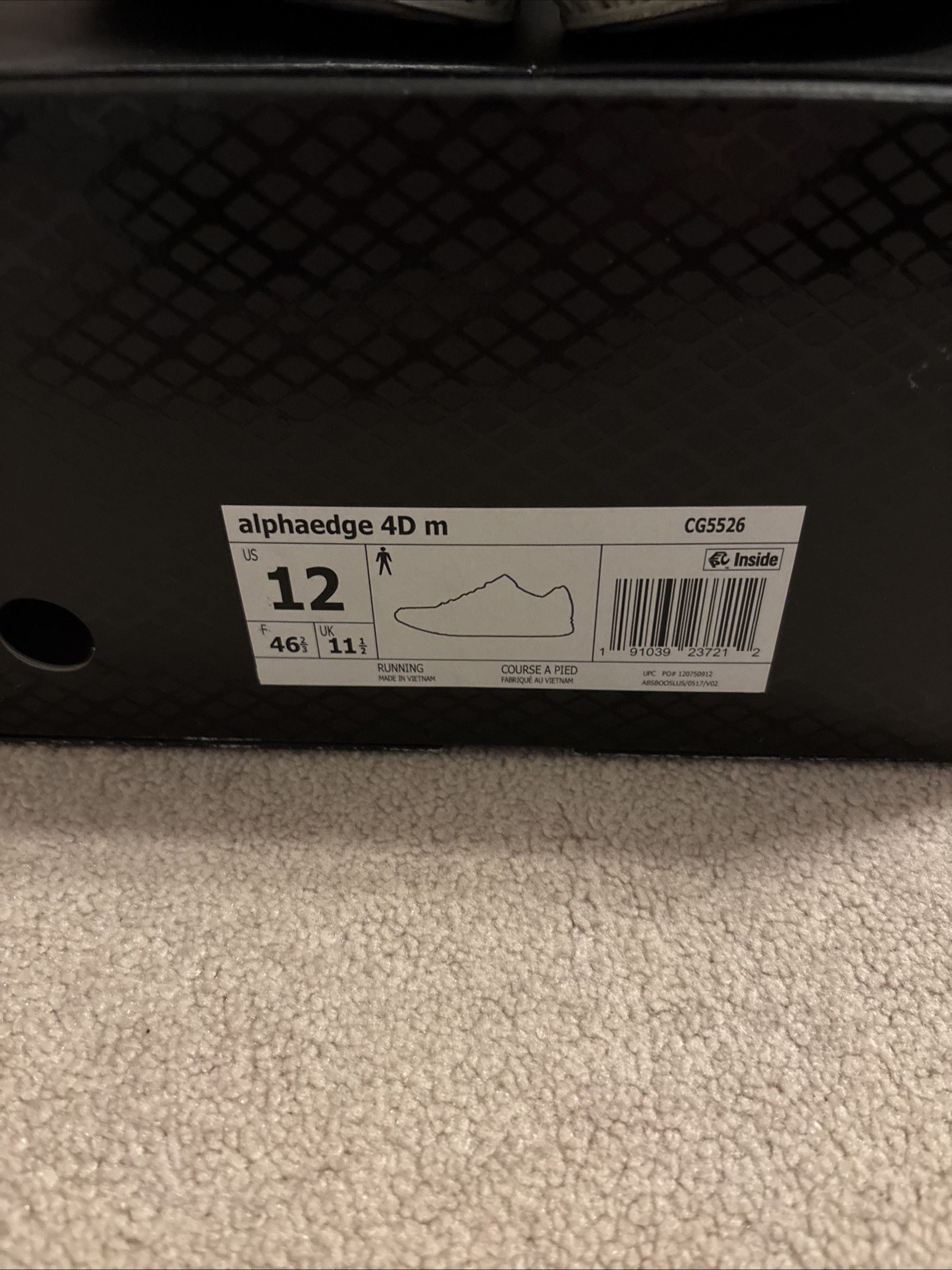 Adidas Adidas Alphaedge 4D Size US 12 / EU 45 - 6 Thumbnail