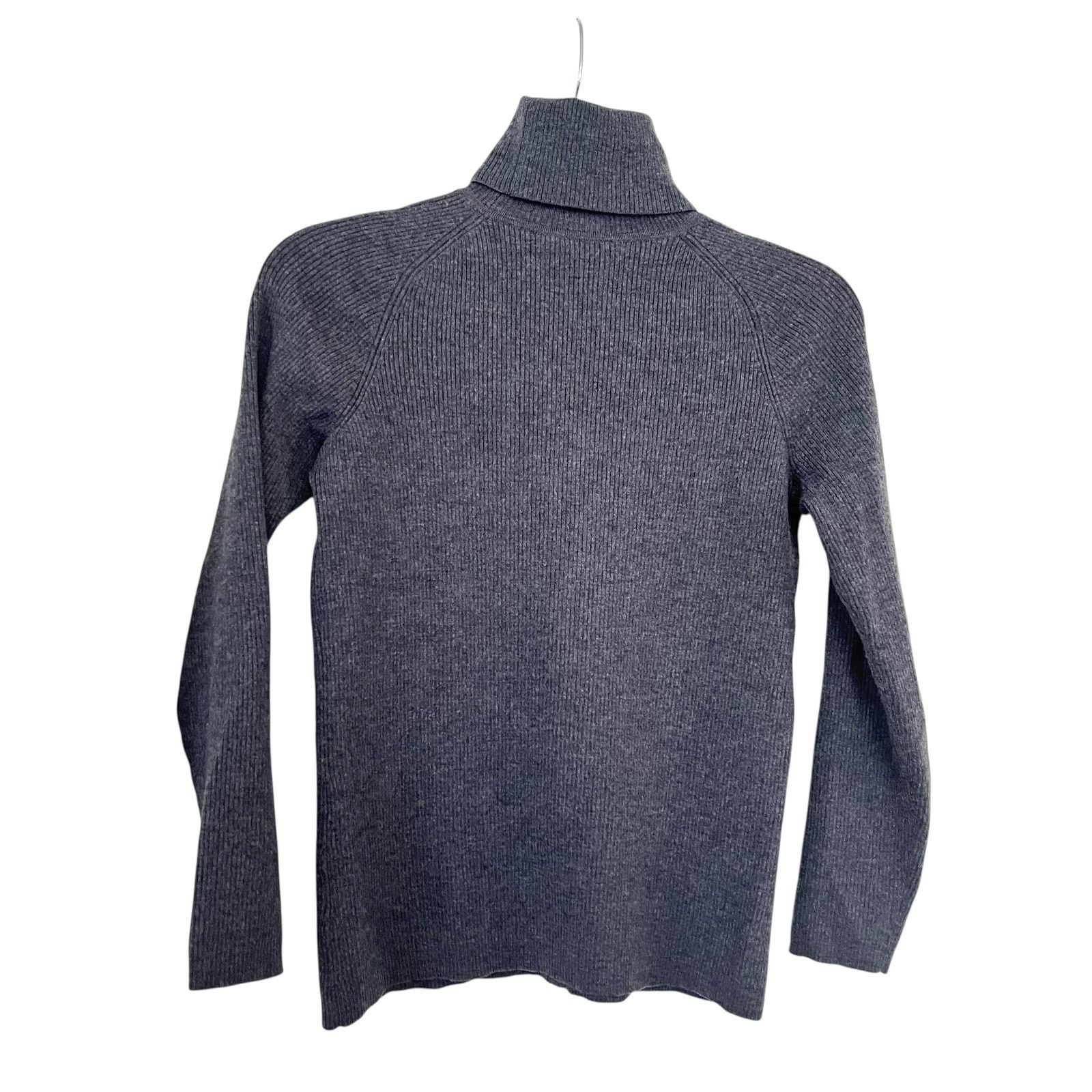 Tory Burch Tory Burch Gray Merino Wool Turtleneck Sweater XS Size XS / US 0-2 / IT 36-38 - 2 Thumbnail