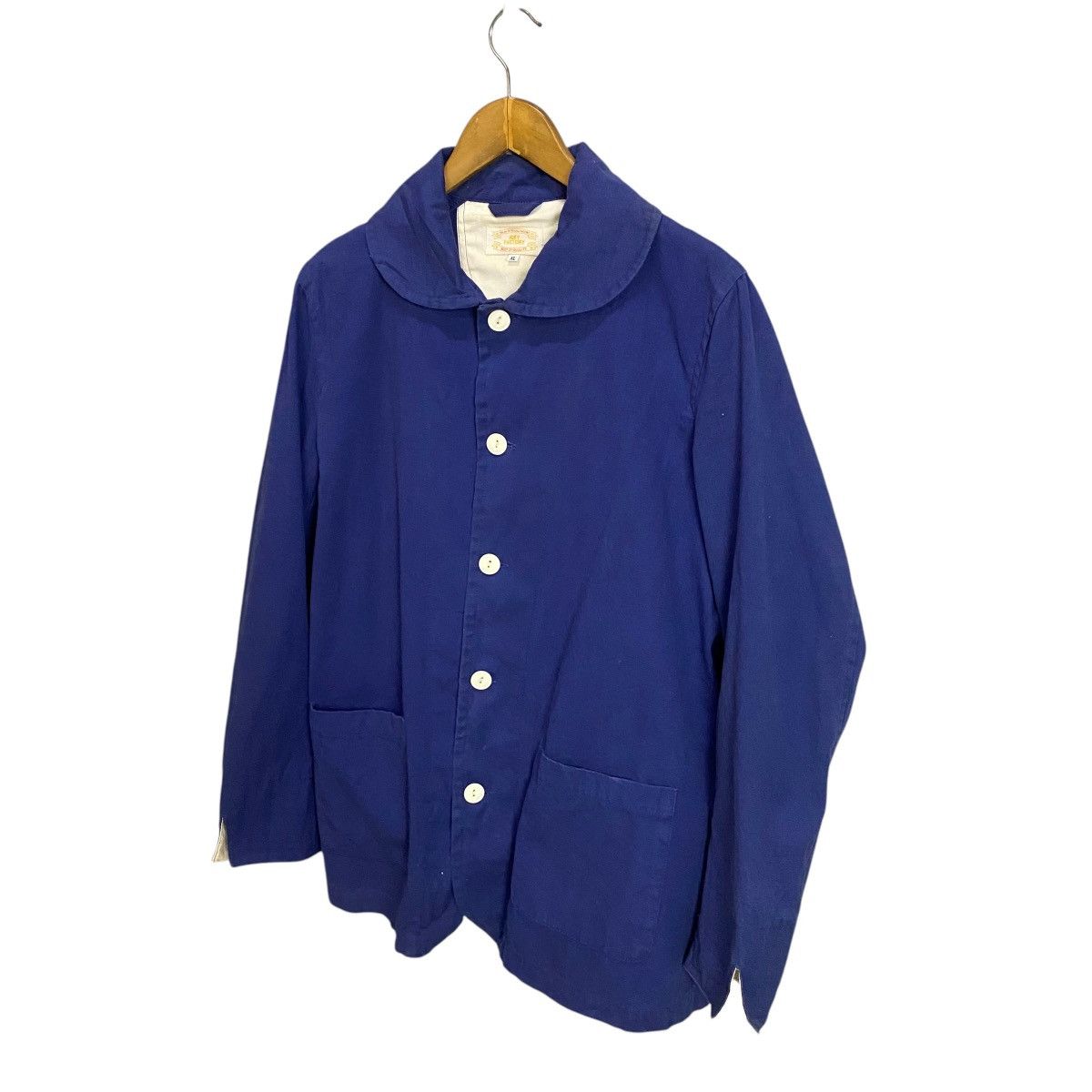 Vintage Vintage Joey Factory navy style shawl collar jacket Size US L / EU 52-54 / 3 - 3 Thumbnail