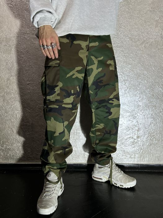 Vintage Crazy Camo 🔥 NATO cargo combat pants VTG 2000s baggy Y2K | Grailed