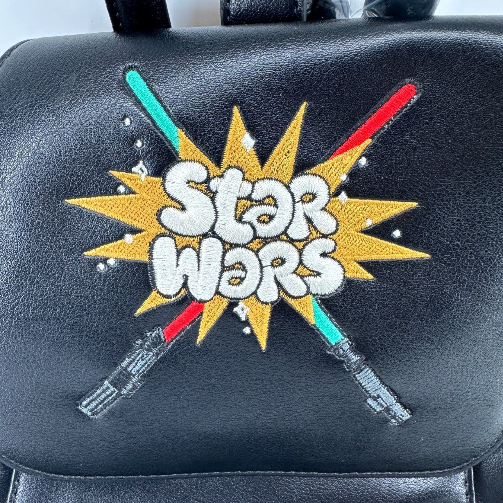 Disney Disney Star Wars Crossbody Bag 90s Black Mini Backpack Lightsabers & Keychain Size ONE SIZE - 2 Thumbnail