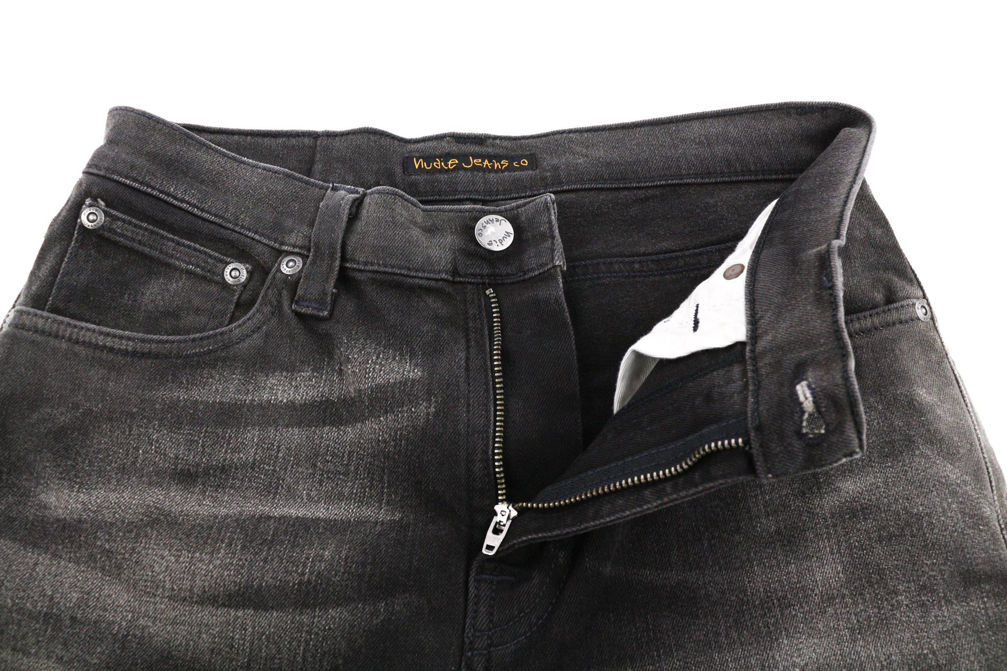 Nudie Jeans PIPE LED W29/L32 Grey Marble Organic Skinny Zipper 81916 Size US 29 - 4 Thumbnail