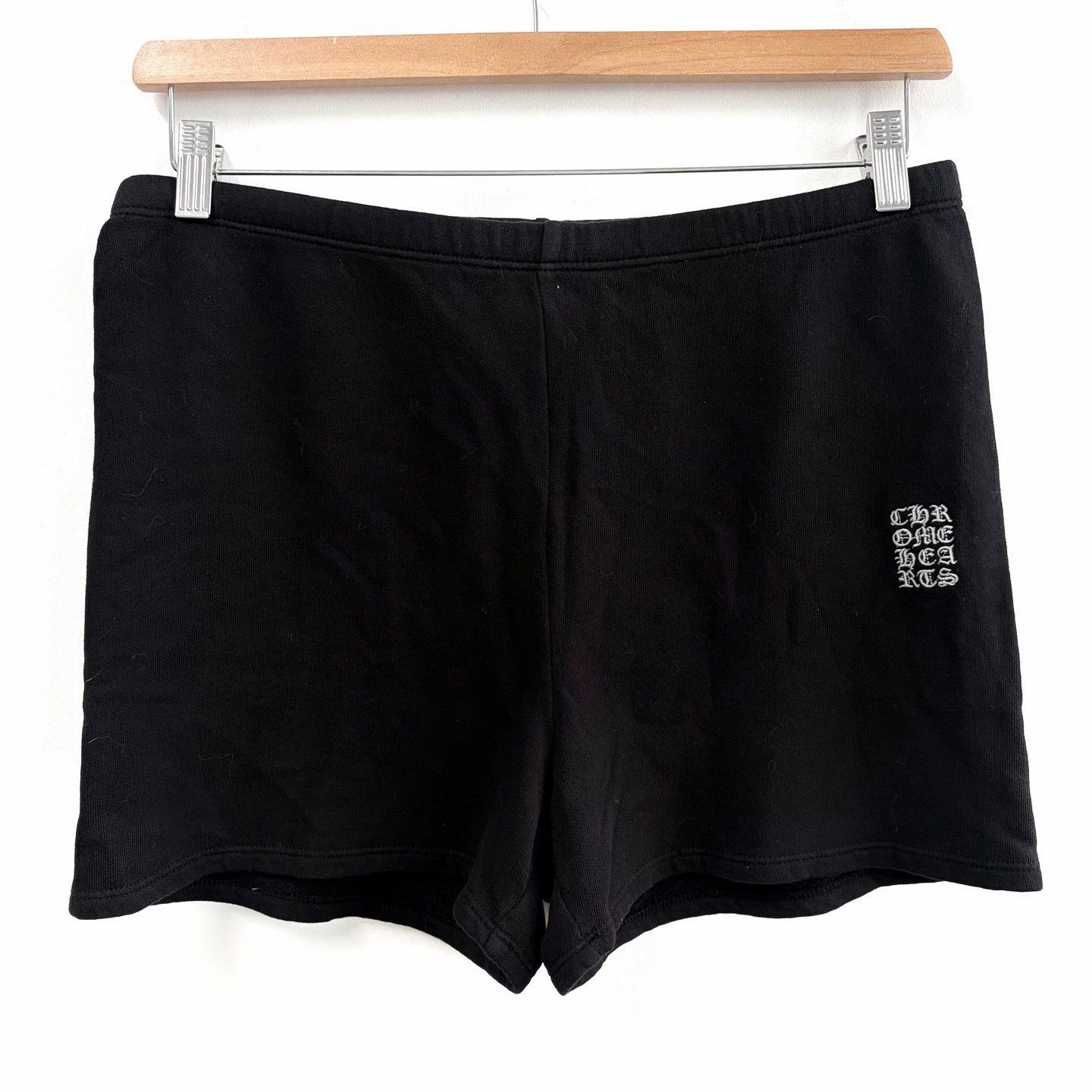 Chrome Hearts CHROME HEARTS Multilogo Silk Black Boxer Short | Grailed