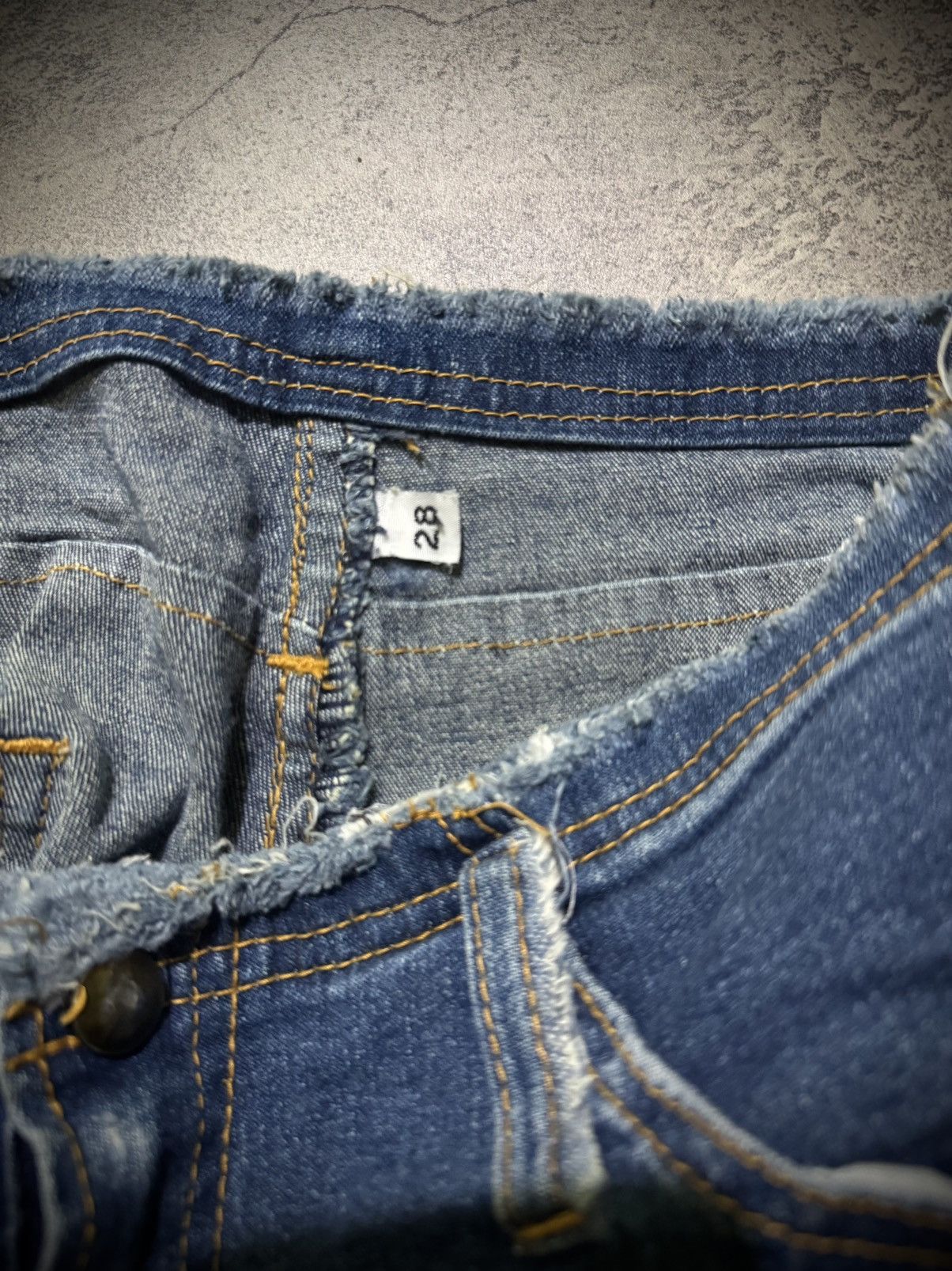 Tornado Mart Y2k Laced Ifsixwasnine Fadding Flare Jeans Size US 28 / EU 44 - 12 Thumbnail