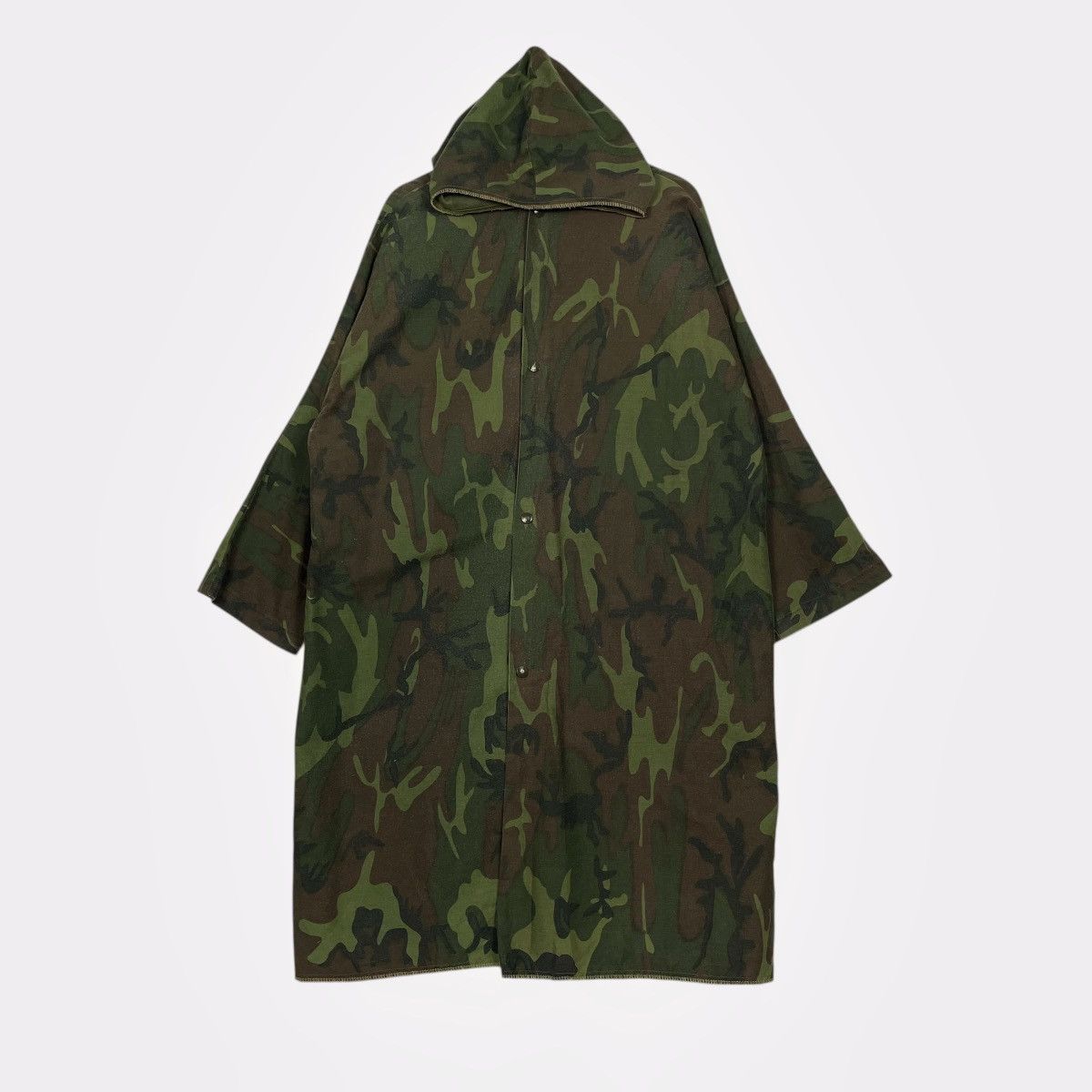Other Vintage US Army Camouflage Hooded Long Coat Size US L / EU 52-54 / 3 - 1 Thumbnail