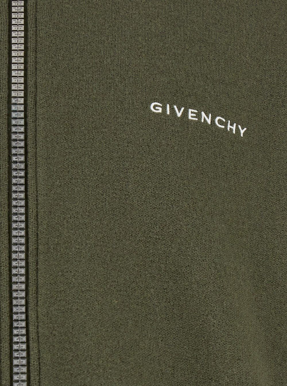 Givenchy o1mle0226 Knitted Varsity Jacket in Green Size US L / EU 52-54 / 3 - 3 Thumbnail