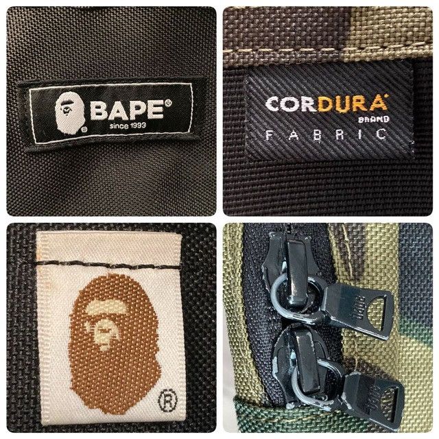 Bape BAPE × Cordura Waist Bag 1st Camo Green a bathing ape Size ONE SIZE - 7 Thumbnail