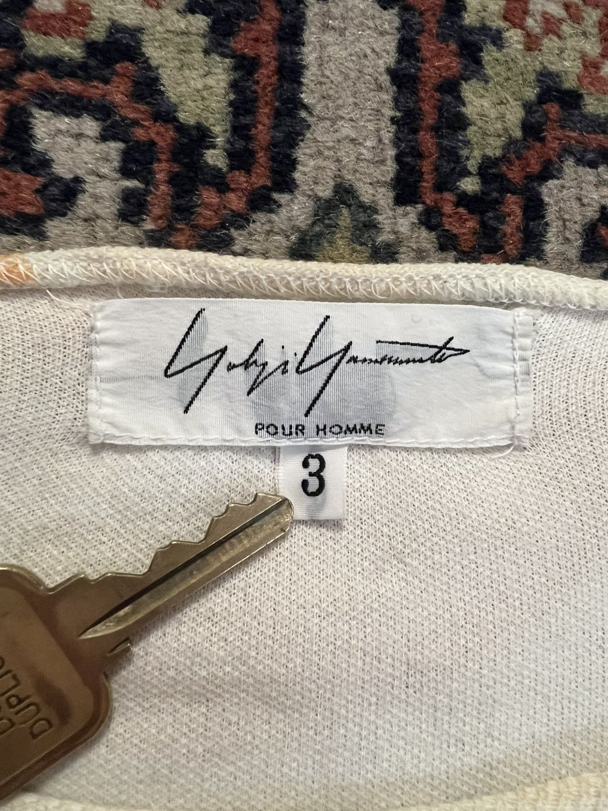 Yohji Yamamoto Yohji Yamamoto Pour Homme SS04 Yellow Cityscape Graphic Tee Size US L / EU 52-54 / 3 - 5 Thumbnail