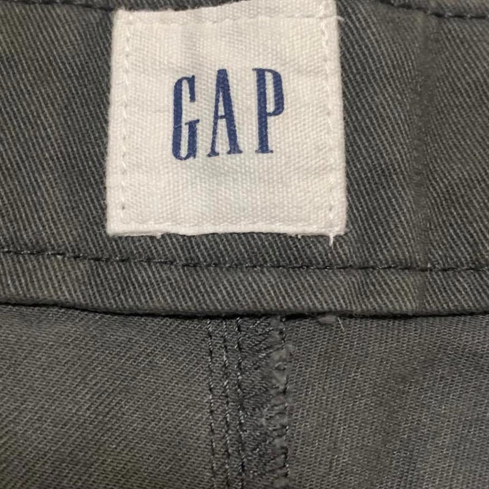 Gap Gap Men's Size 36x32 Charcoal Khaki Slim Casual Pants Size US 36 / EU 52 - 4 Thumbnail