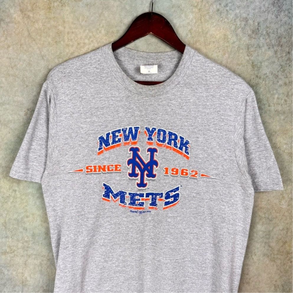 MLB × Vintage VTG 2000 New York Mets T Shirt Mens Sz M Gray MLB Size US M / EU 48-50 / 2 - 2 Thumbnail