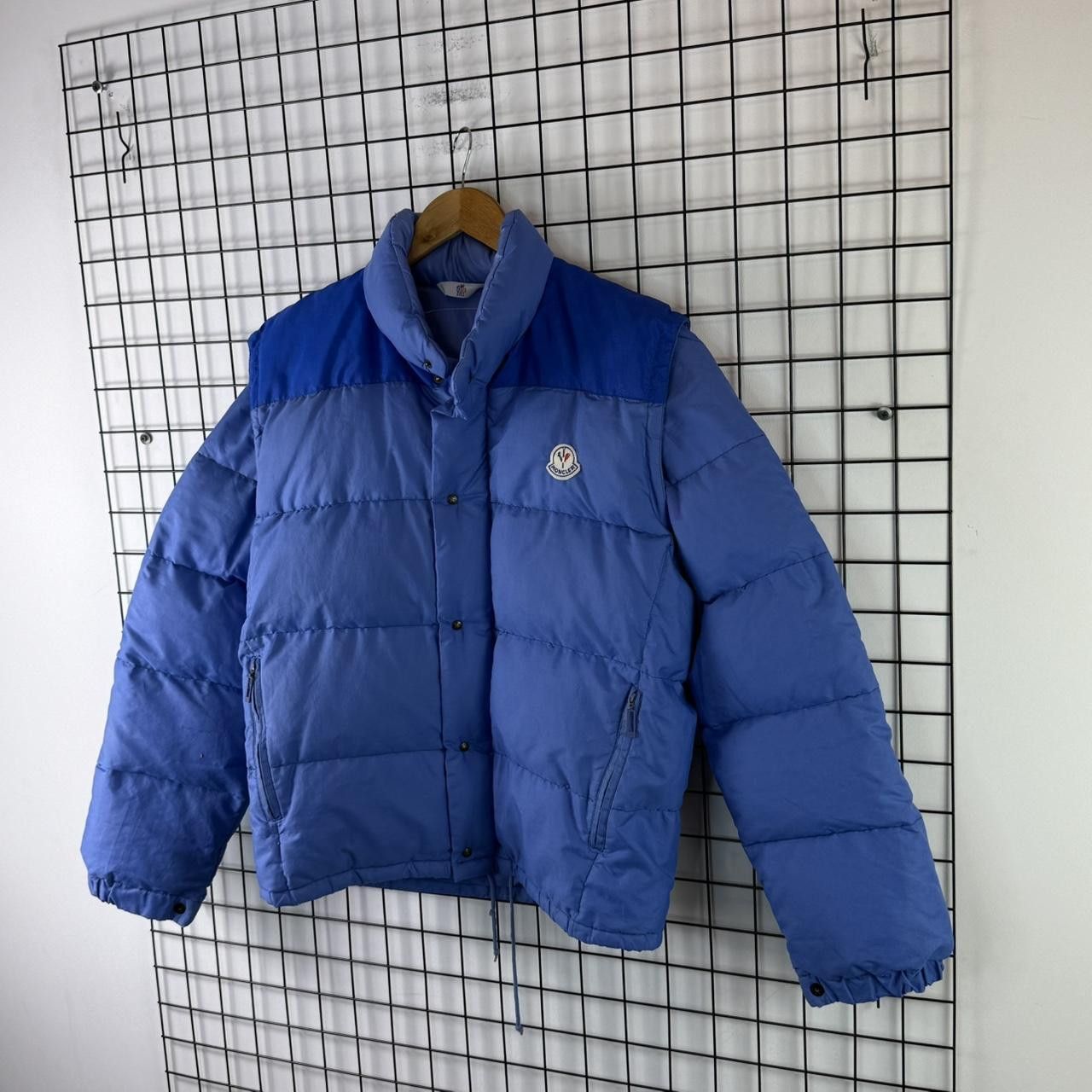 Moncler Moncler Vintage Puffer Jacket Baby Blue 2 in 1 Vest Gilet Size US L / EU 52-54 / 3 - 3 Thumbnail