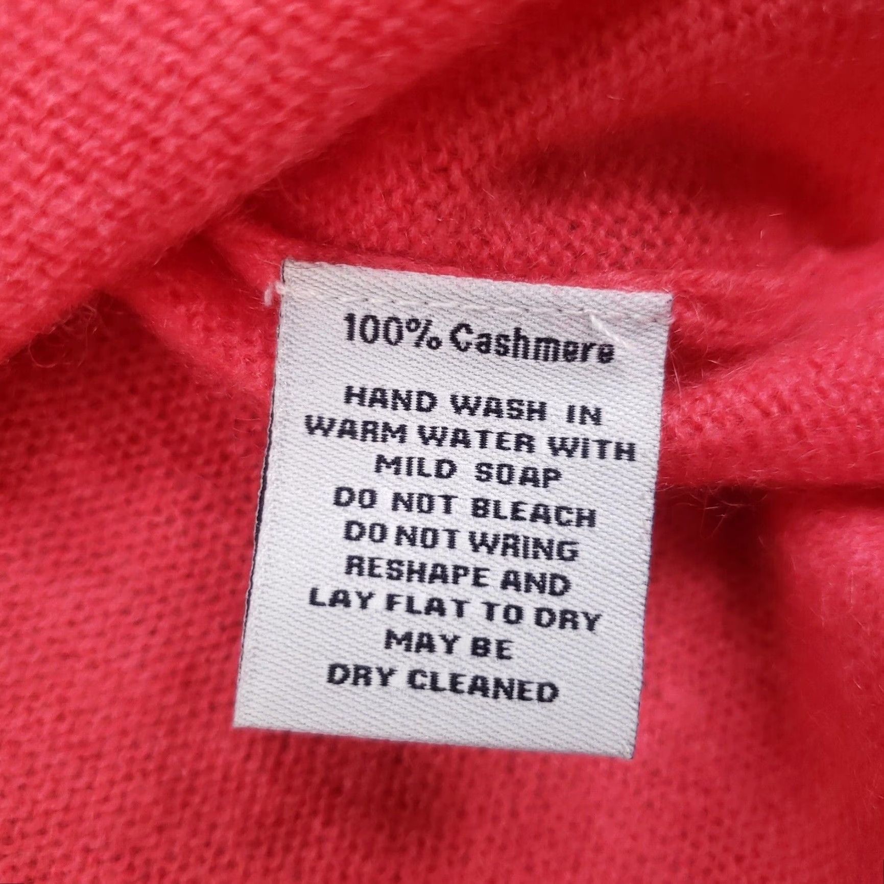 Pinko Claudia Nichole Sweater Womens Large Pink Pullover Knit V-Neck Cashmere Wool Logo Size L / US 10 / IT 46 - 6 Thumbnail