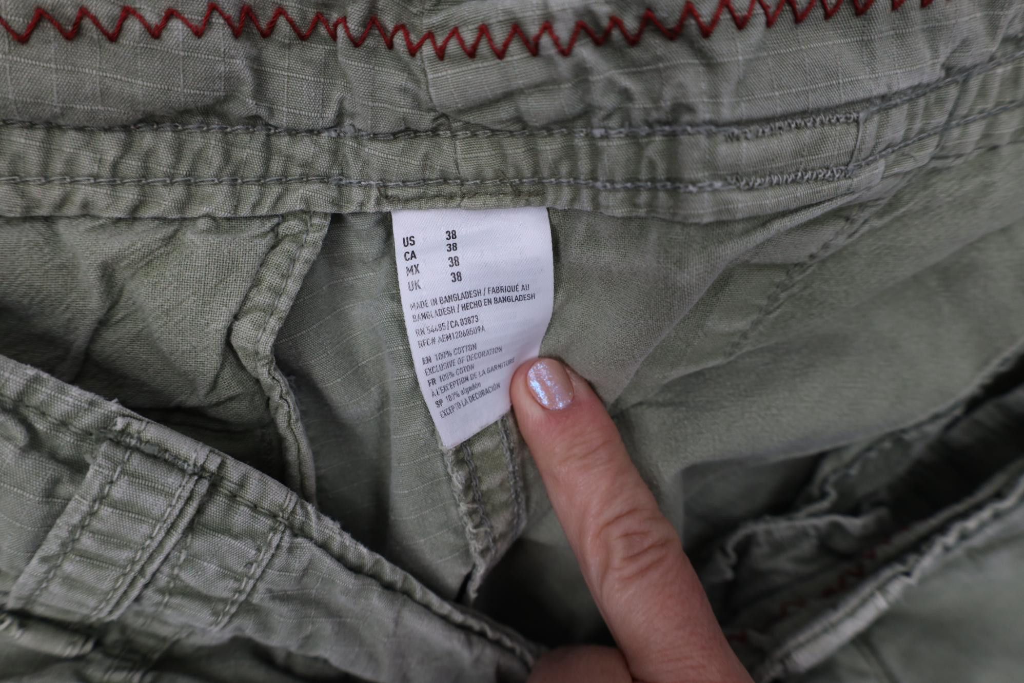 American Eagle Outfitters Vintage Y2K American Eagle Outfitters Ripstop Cargo Shorts Size US 38 / EU 54 - 8 Thumbnail